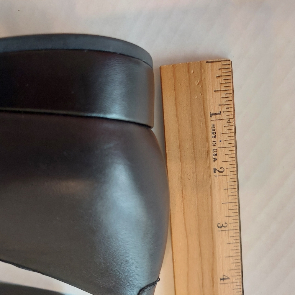 EasySpirit CALDISE Pump Black Leather PointedToe SlipOn BlockHeel Size 8 1/2 NIB - Picture 12 of 16
